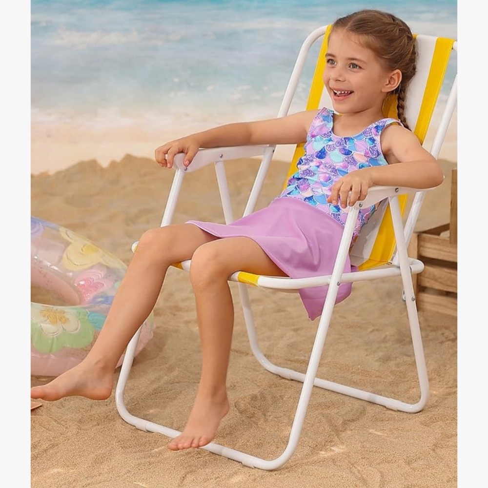 Girls One Piece‎ Swimsuits Blue Pink Sport Halter Swimwear Bathing Suit NWT 8Y - Picture 2 of 4